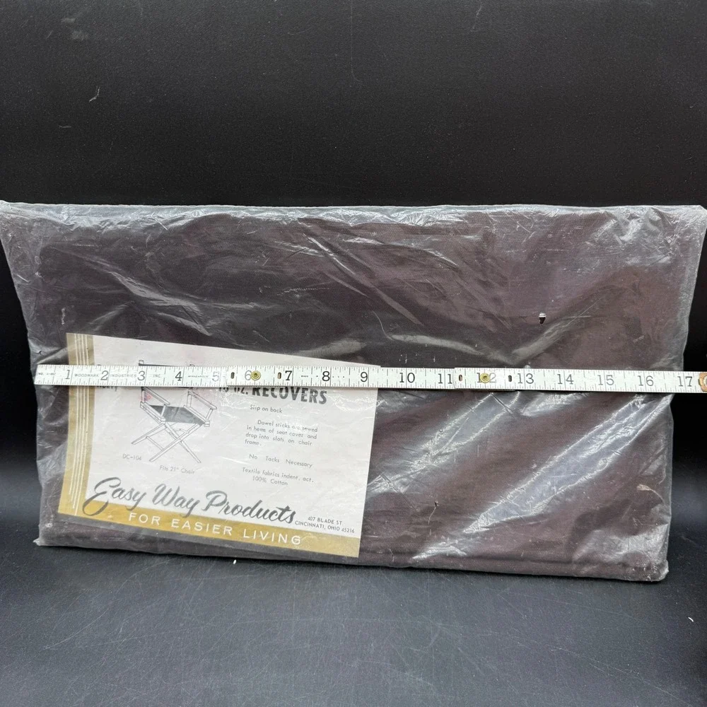 Vintage Director Chair cover Fits 21 Inch Chair Brown Easy Way Products
